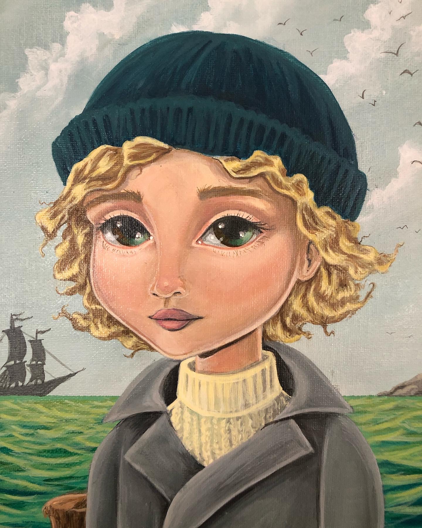 Dream of the Shoreman's Daughter (figure detail)